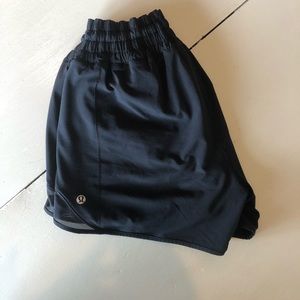 Lululemon Black Hotty Hot High Rise Short